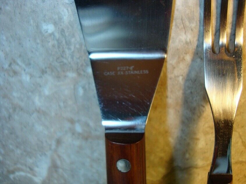 Case XX turner / spatula P227- 4 and fork P325 Great shape. NR .00 shipping - Fresh Stock Dated October 2025