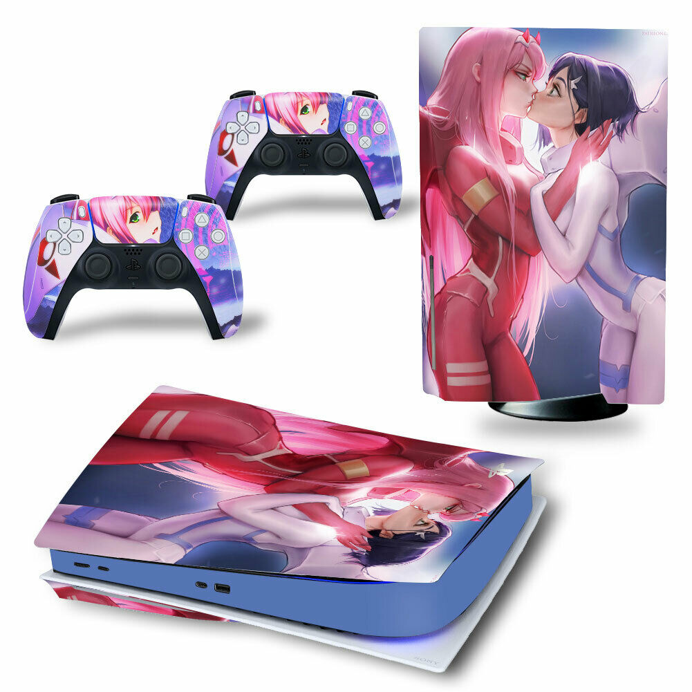 PS5 Console Hentai Anime Girls Porn Decals Skins For Controllers Vinyl Stickers - Fresh Stock Dated October 2025