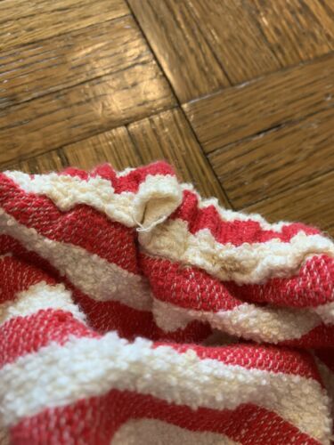 60s Striped Terry Cloth Sarong Skirt Swimsuit Cover Up Wrap Around Pool Mod VTG - Fresh Stock Dated October 2025
