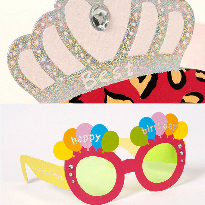 Sunglasses Crown Theme Fashion Glasses Summer Birthday Party Fun Decoration 2021 - Fresh Stock Dated October 2025