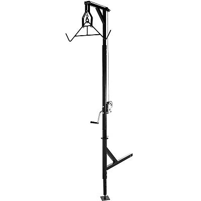 VEVOR Hitch Mounted Deer Hoist Hitch Game Hoist 400lbs Winch Swivel w/ Gambrel - Fresh Stock Dated October 2025