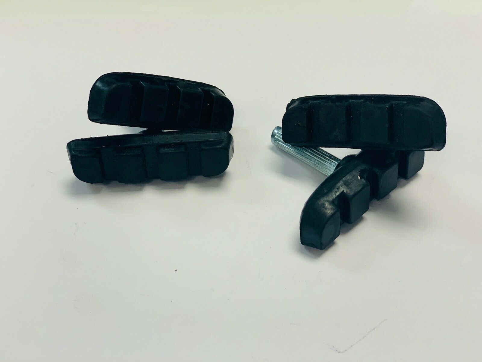 2 PAIR BICYCLE BIKE CANTILEVER BRAKE PADS 45MM BLACK - Fresh Stock Dated October 2025