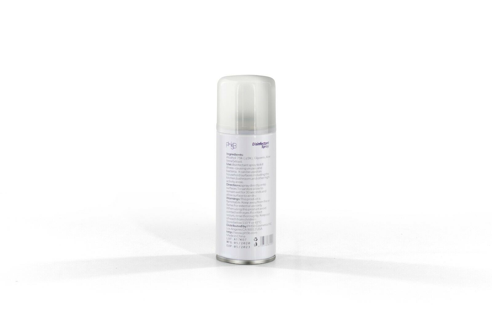 2 PACK -- PH5B 75% Alcohol Disinfectant Spray 200ml *NEW* - Fresh Stock Dated October 2025