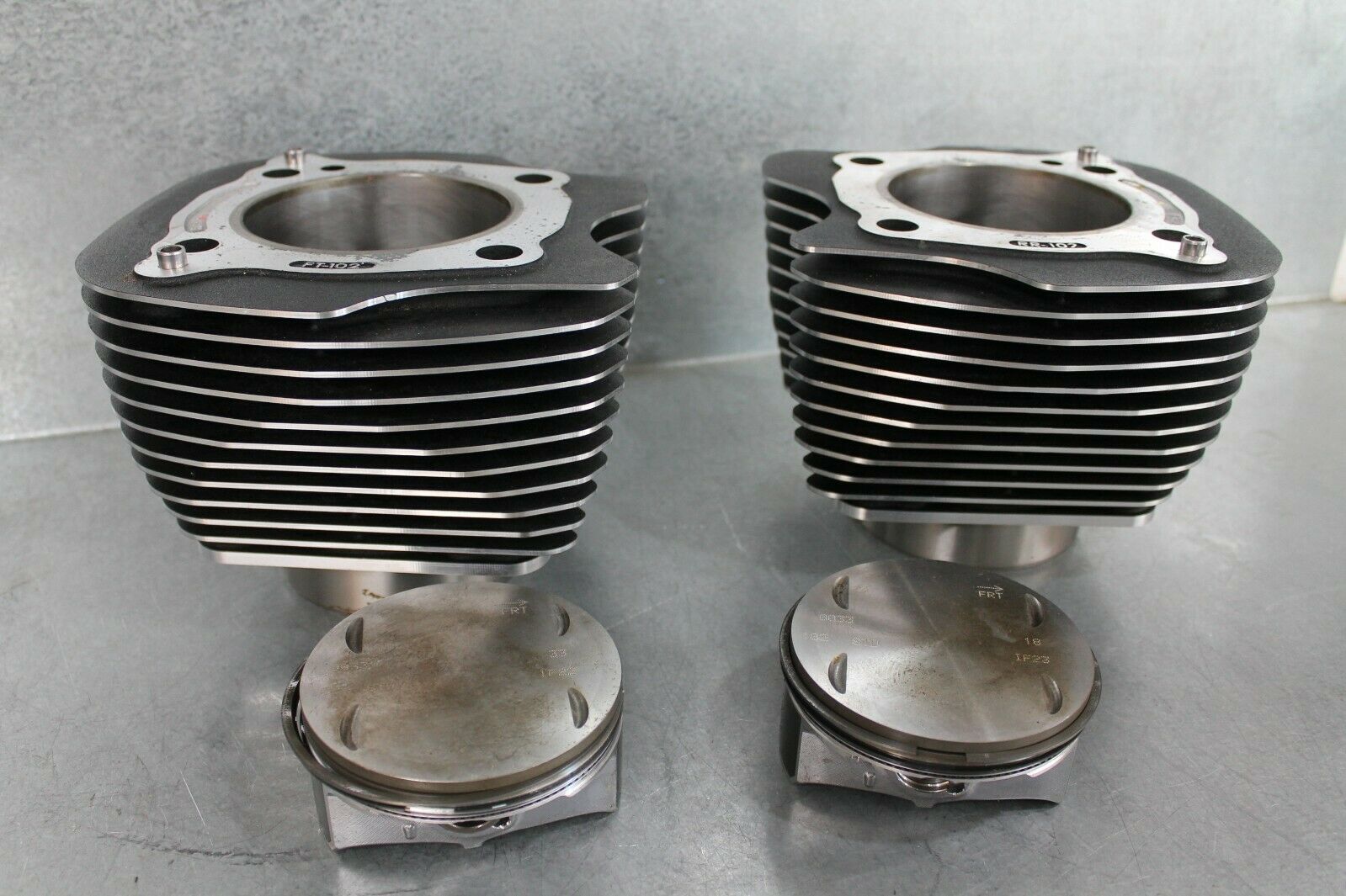 Harley Davidson 114 Engine Cylinder Barrels & Pistons M8 17-20 New Take Off CVO - Fresh Stock Dated October 2025