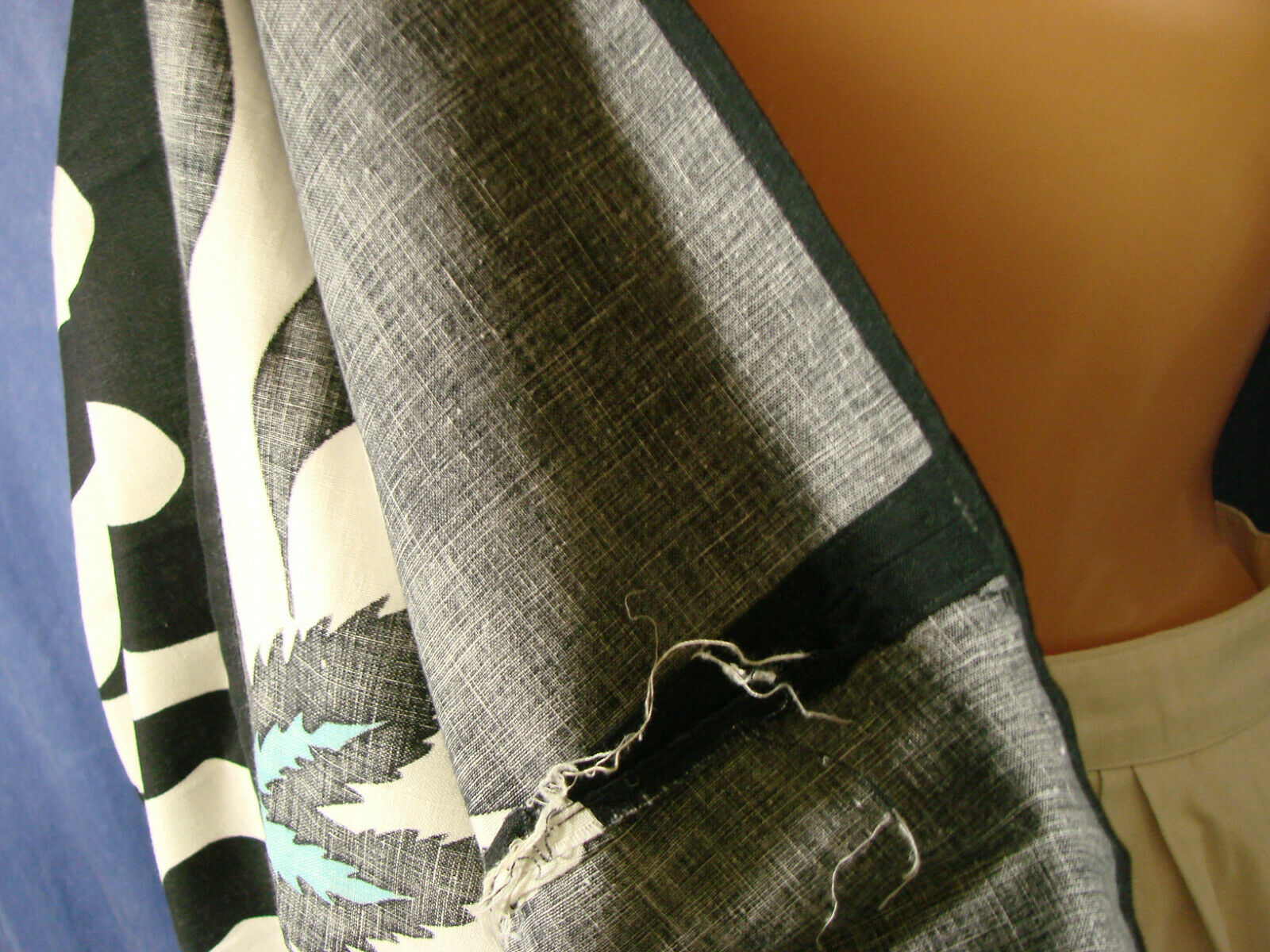 VTG 50s 60s Full Gathered Skirt Cotton Hawaiian Print VGC w25 S Metal Zipper - Fresh Stock Dated October 2025
