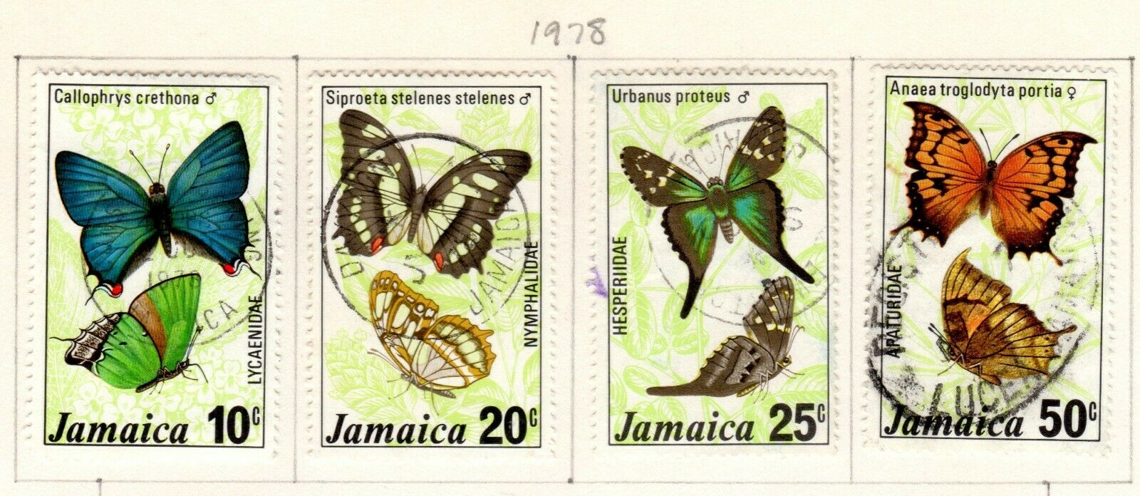 Jamaica Scott 435//463 Mostly Used on 3 Album Pages Issued 1978-1979 - Fresh Stock Dated October 2025