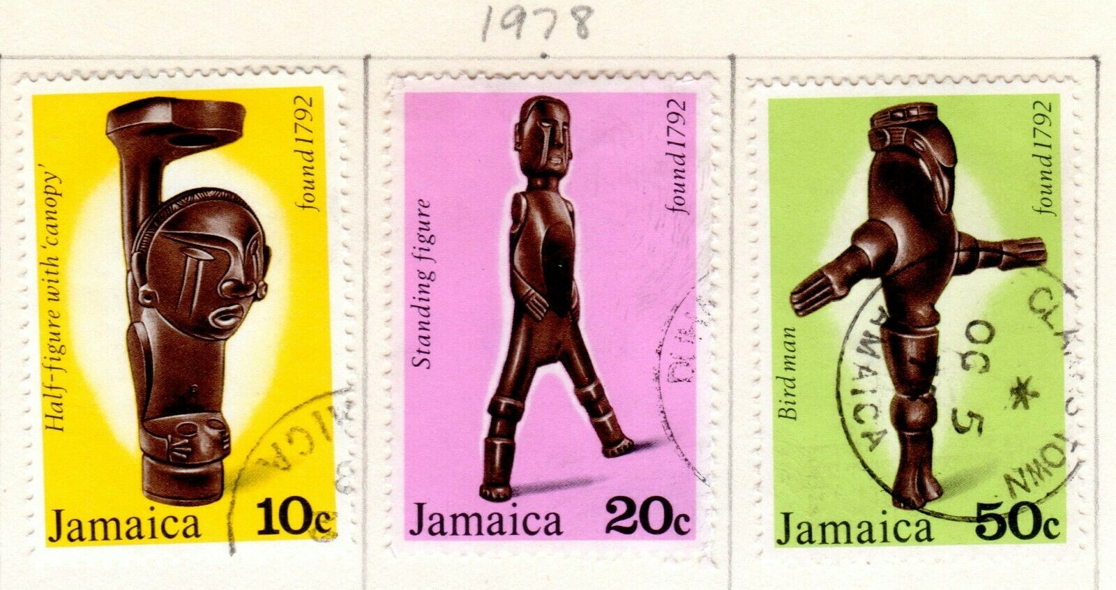 Jamaica Scott 435//463 Mostly Used on 3 Album Pages Issued 1978-1979 - Fresh Stock Dated October 2025