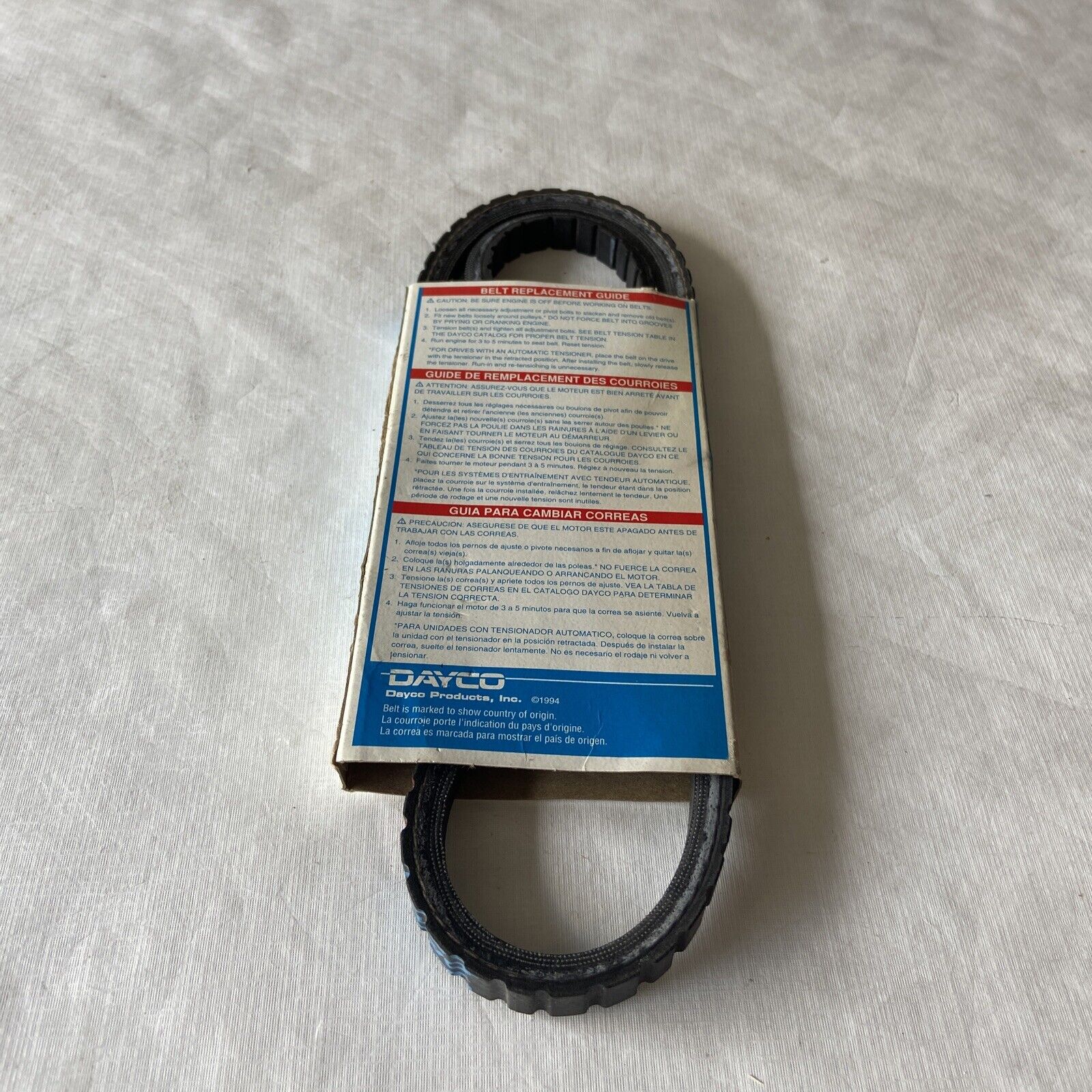 Dayco Top Cog 15330 11A0840 Belt - Fresh Stock Dated October 2025