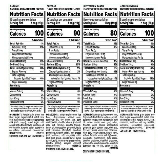 Quaker Rice Crisps Variety Pack (36 pk.) GREAT VALUE & SERVICE!! - Fresh Stock Dated October 2025