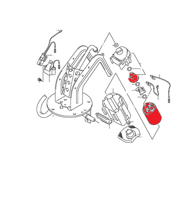 VERY HIGH Fuel Pump SUZUKI GSF 650 BANDIT 15100-18H01-000 Pressure Regulator - Fresh Stock Dated October 2025