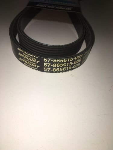 NEW BOAT MERCURY QUICKSILVER 57-865615Q09 865615Q09  865615-009 SERPENTINE BELT - Fresh Stock Dated October 2025