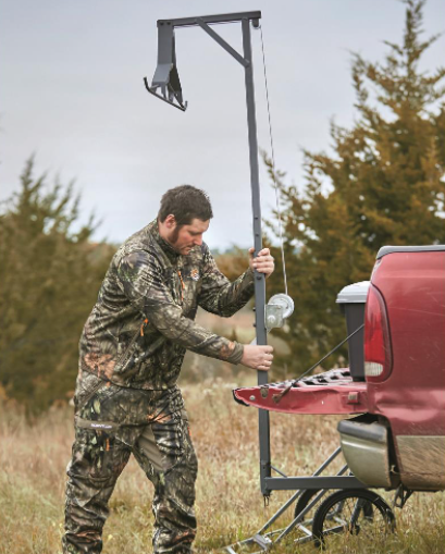 Deer Hoist Gambrel Swivel Hitch Lift System Tubular Steel Deluxe Hunting Tools - Fresh Stock Dated October 2025