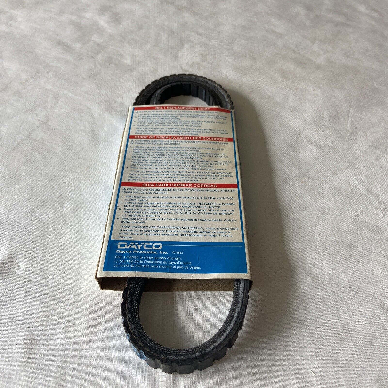 Dayco Top Cog 15330 11A0840 Belt - Fresh Stock Dated October 2025