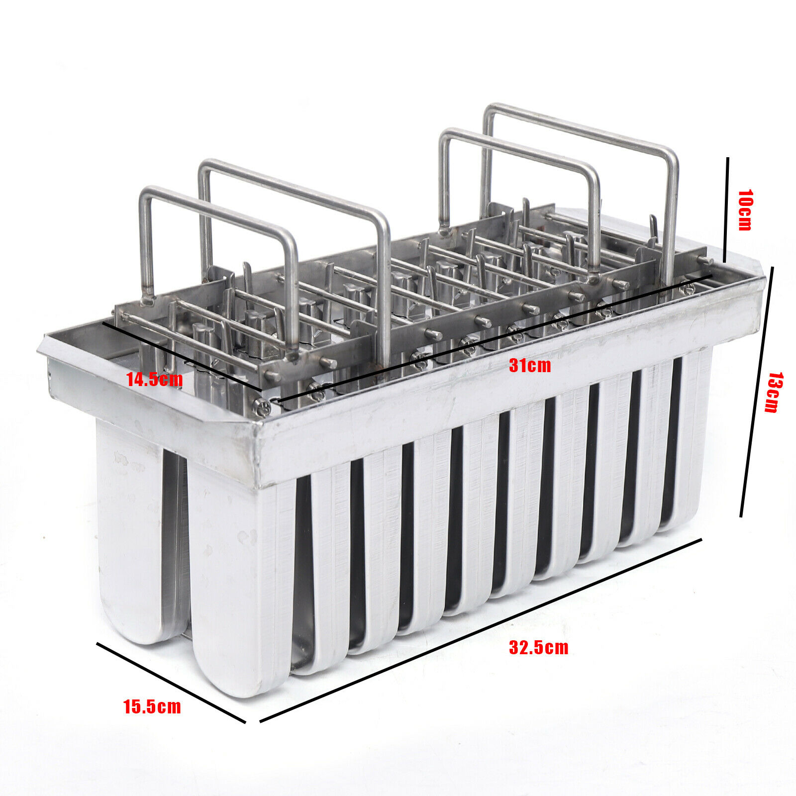 20pcs Stainless Steel Frozen Ice Cream Juice Pop Ice Maker Popsicle Pop Mold US - Fresh Stock Dated October 2025