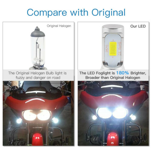 Bevinsee BA20D H6 LED Motorcycle Headlight Bulbs For KTM 125 200 300 350 EXC - Fresh Stock Dated October 2025