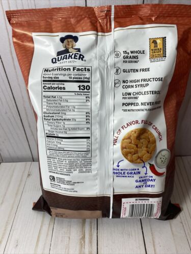 2-Quaker Rice Crisps, Buffalo Ranch Hot Spicy 6.06oz Bags Best By DATE: 6-16-21 - Fresh Stock Dated October 2025