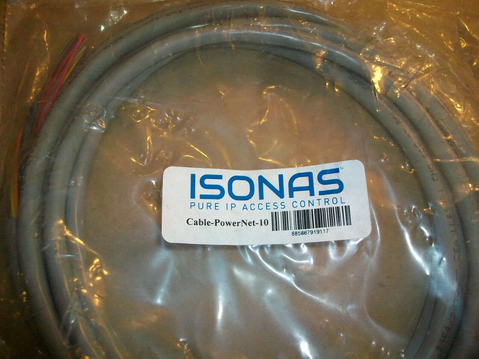 Isonas CABLE-RC03-10 10ft. Pigtail Pure IP Cable - Fresh Stock Dated October 2025