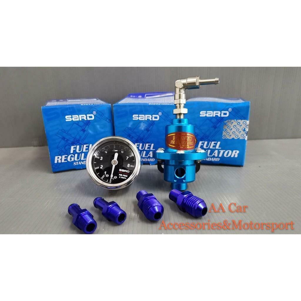 SARD Adjustable Fuel Pressure Regulator With Oil Gauge Meter RX7 EVO WRX HONDA - Fresh Stock Dated October 2025
