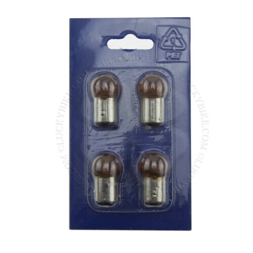 4x Light Bulb Amber Turn Signal Blinker Dual Filament Lamp 1157 BAY 15D 21W 5W - Fresh Stock Dated October 2025
