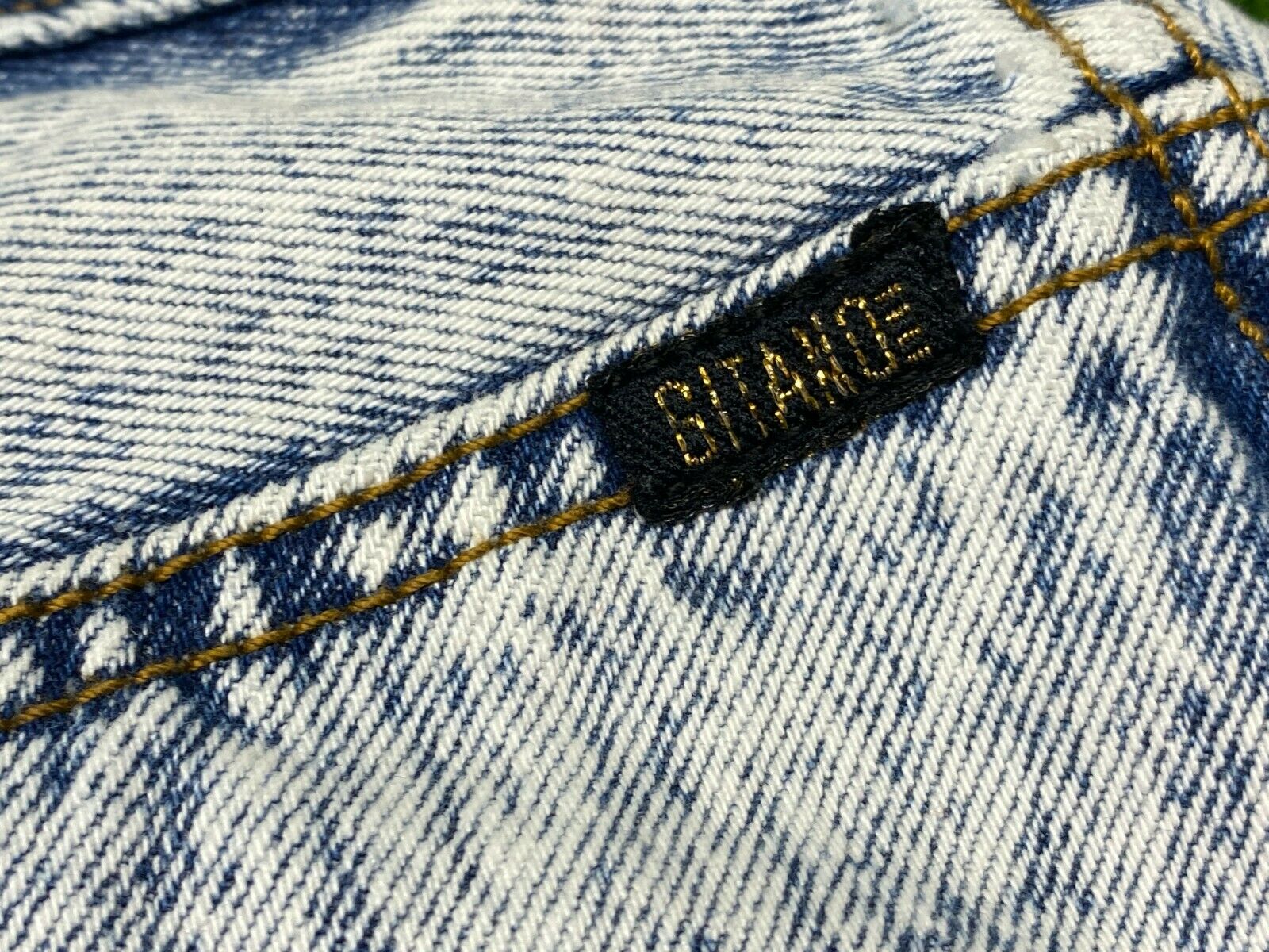 VINTAGE 80s/90s GITANO ACID WASHED DENIM SKIRT! SIZE 12! FREE SHIPPING! - Fresh Stock Dated October 2025