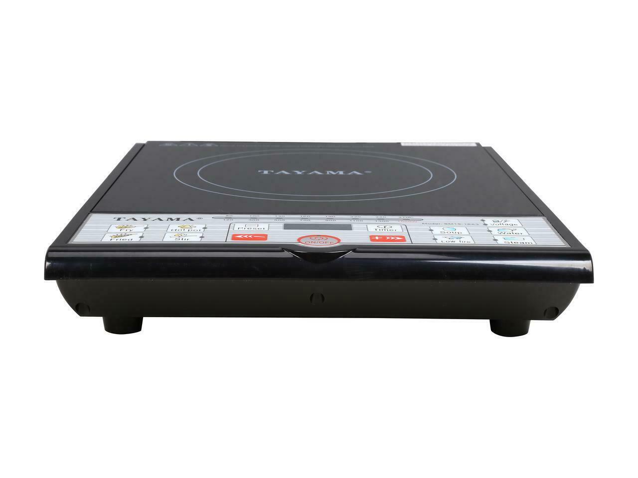 Tayama SM15-16A3 Induction Cooker with Cooking Pot, Black - Fresh Stock Dated October 2025