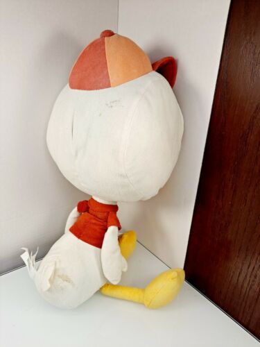 Franco DuckTales Throw Pillow Red/White Plush Doll Donald Duck Nephew - Fresh Stock Dated October 2025