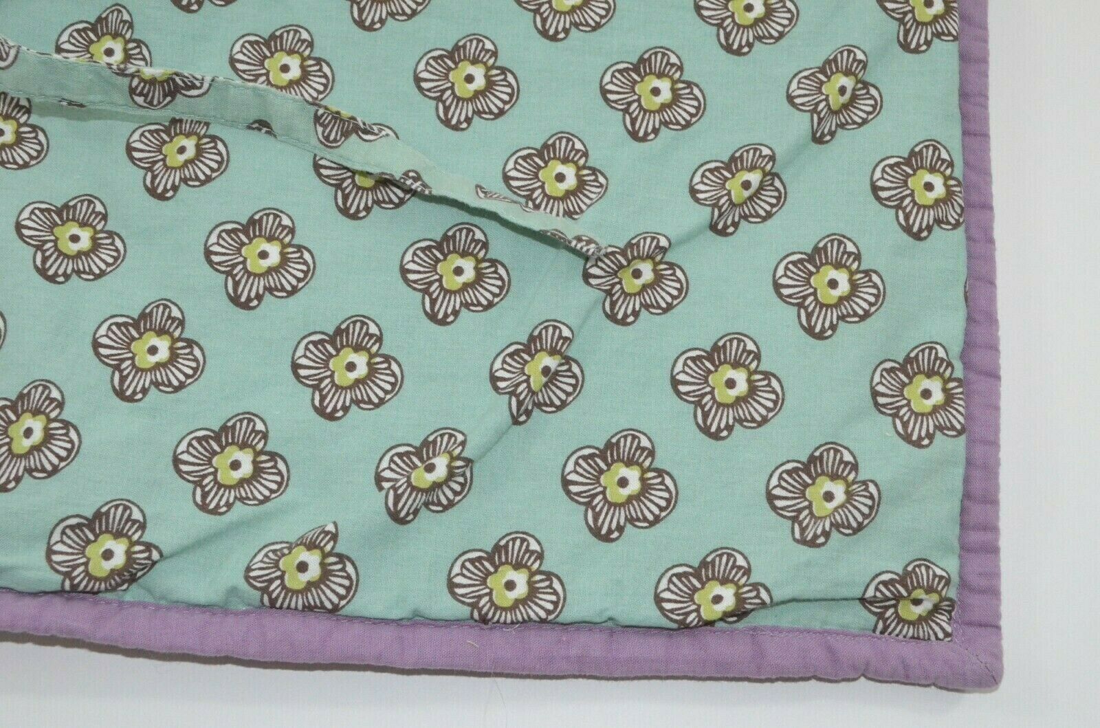 Pottery Barn Kids Brooklyn Quilted Standard Sham Purple Aqua Paisley Medallion - Fresh Stock Dated October 2025
