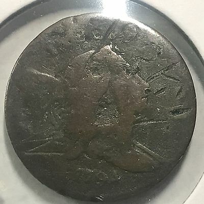 1794 LIBERTY CAP HALF CENT COLONIAL COIN FULL DATE - Fresh Stock Dated October 2025