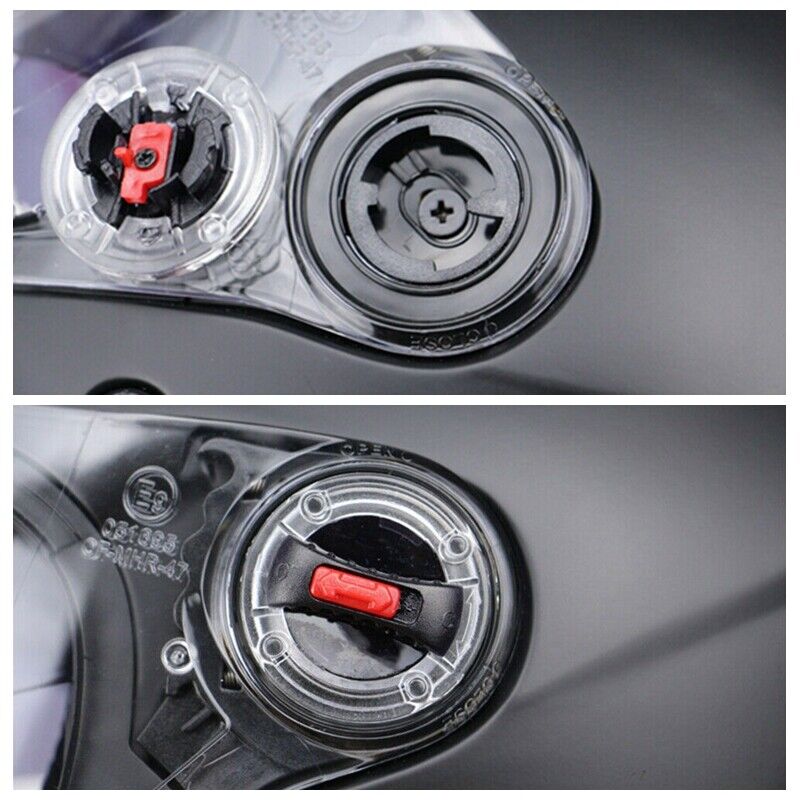 2X Visor Screws Motorcycle Motorbike Helmet Round Attachment Clips for LS2 FF386 - Fresh Stock Dated October 2025