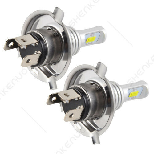 For Kawasaki Ninja ZX1100 ZX1200 2X LED Headlights Bulbs Lamp 8000K Ice Blue YTL - Fresh Stock Dated October 2025