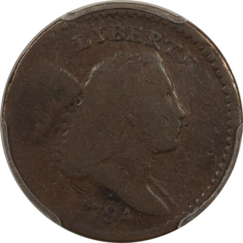 1794 LIBERTY CAP HALF CENT - C-9 HIGH RELIEF HEAD - PCGS AG-3 SCARCE!! - Fresh Stock Dated October 2025