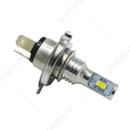For Kawasaki Ninja ZX1100 ZX1200 2X LED Headlights Bulbs Lamp 8000K Ice Blue YTL - Fresh Stock Dated October 2025