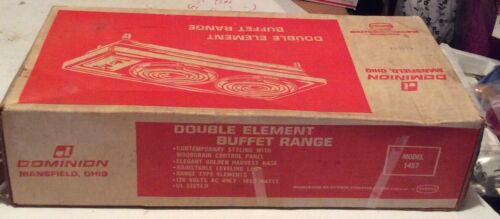 DOMINION,DOUBLE ELEMENT BUFFET RANGE MODEL 1457 - Fresh Stock Dated October 2025