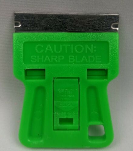 NEW 10 PACK UNGER Mini Razor Blade Scrapers Single Edge Paint Scraper Holder - Fresh Stock Dated October 2025