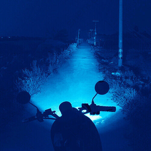 For Kawasaki Ninja ZX1100 ZX1200 2X LED Headlights Bulbs Lamp 8000K Ice Blue YTL - Fresh Stock Dated October 2025