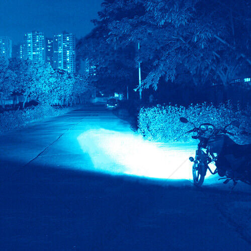 For Kawasaki Ninja ZX1100 ZX1200 2X LED Headlights Bulbs Lamp 8000K Ice Blue YTL - Fresh Stock Dated October 2025