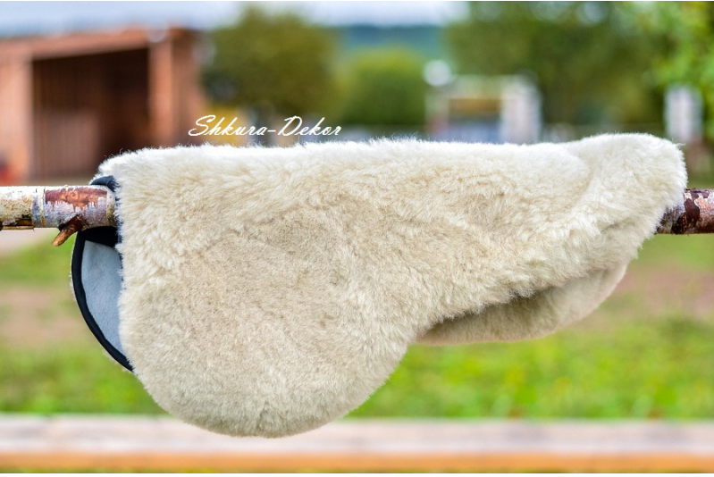 Saddle Cover | 100% Genuine Siberian Sheepskin | Universal Size - Fresh Stock Dated October 2025