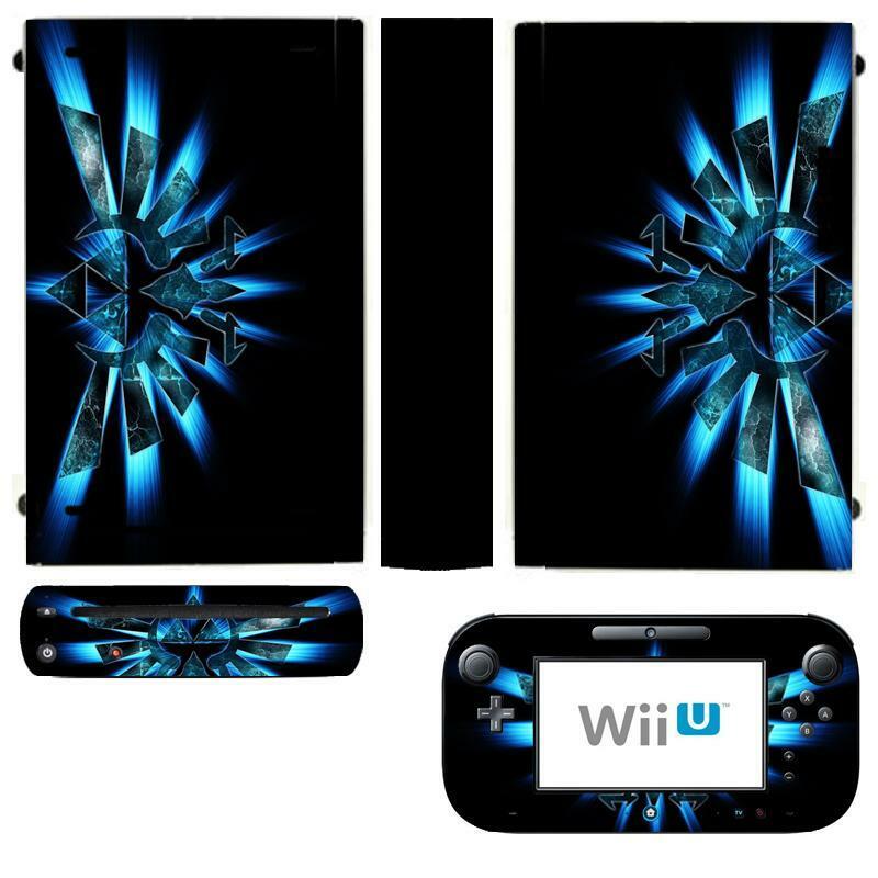 Zelda Skin Sticker Cover for Nintendo Wii U Console & Controller skins - Fresh Stock Dated October 2025