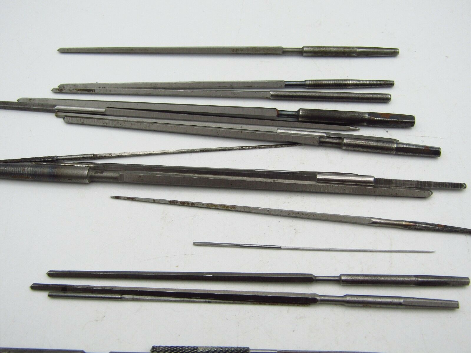20pc LOT OF WATCH CUTTING BROACHES GROBET & OTHERS IN CASE WATCHMAKER TOOLS w1 - Fresh Stock Dated October 2025