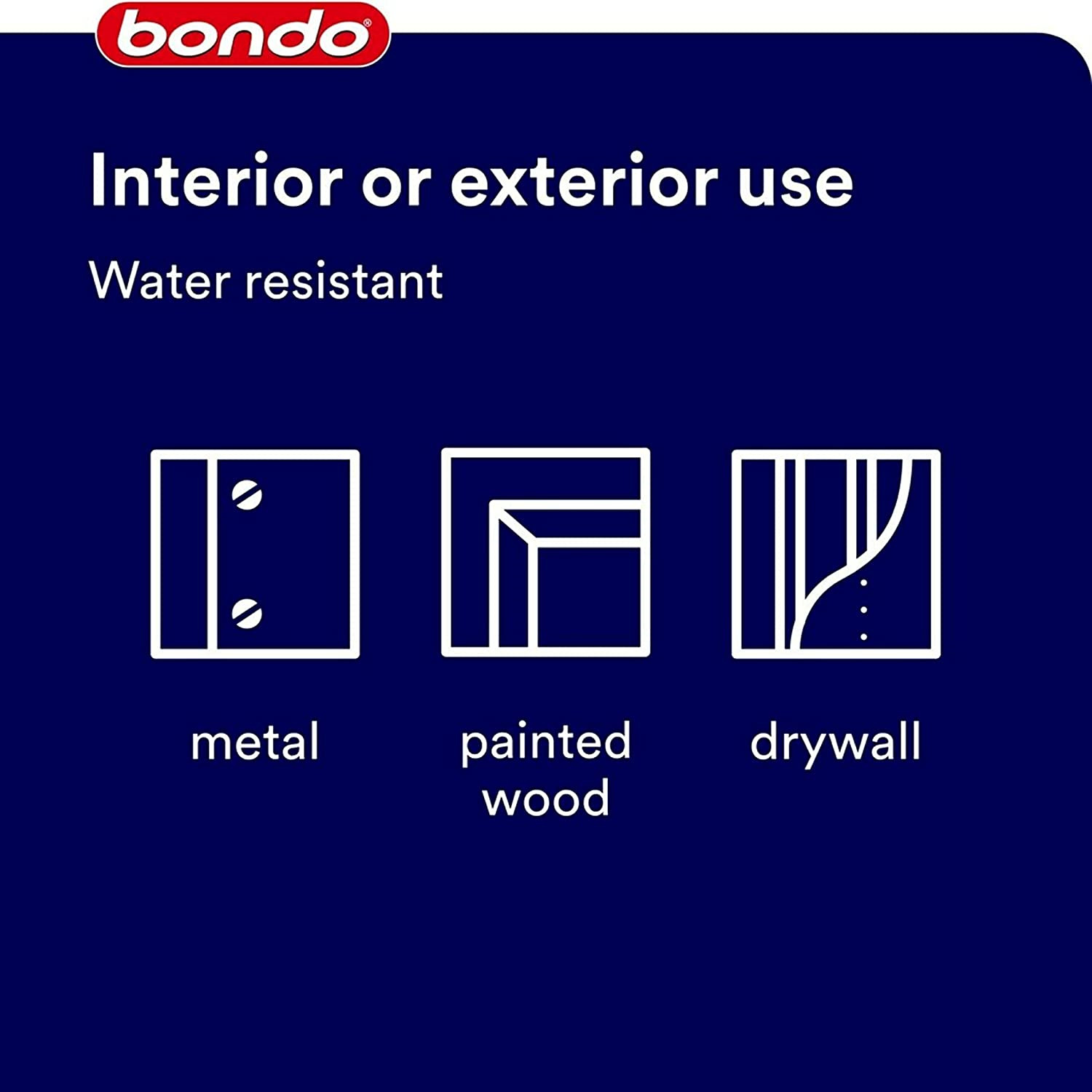 Bondo All-Purpose Putty, Designed for Interior and Exterior Home Use, Paintable, - Fresh Stock Dated October 2025