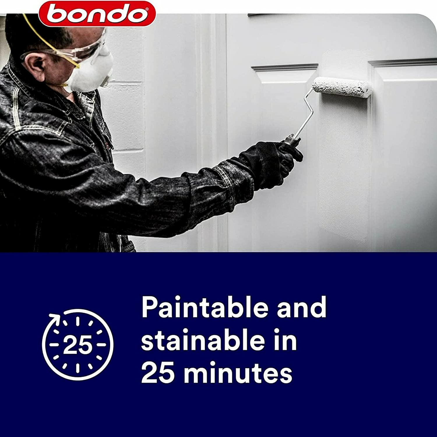 Bondo All-Purpose Putty, Designed for Interior and Exterior Home Use, Paintable, - Fresh Stock Dated October 2025