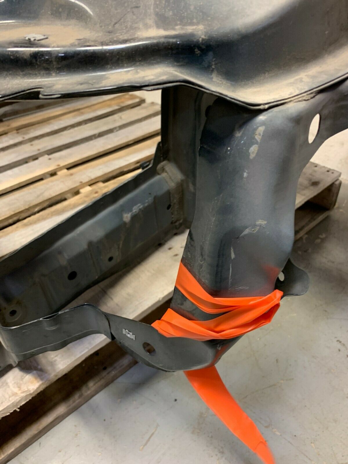 2012 CAMARO SS OEM FRONT RADIATOR CORE SUPPORT FRAME RAIL CUT - Fresh Stock Dated October 2025