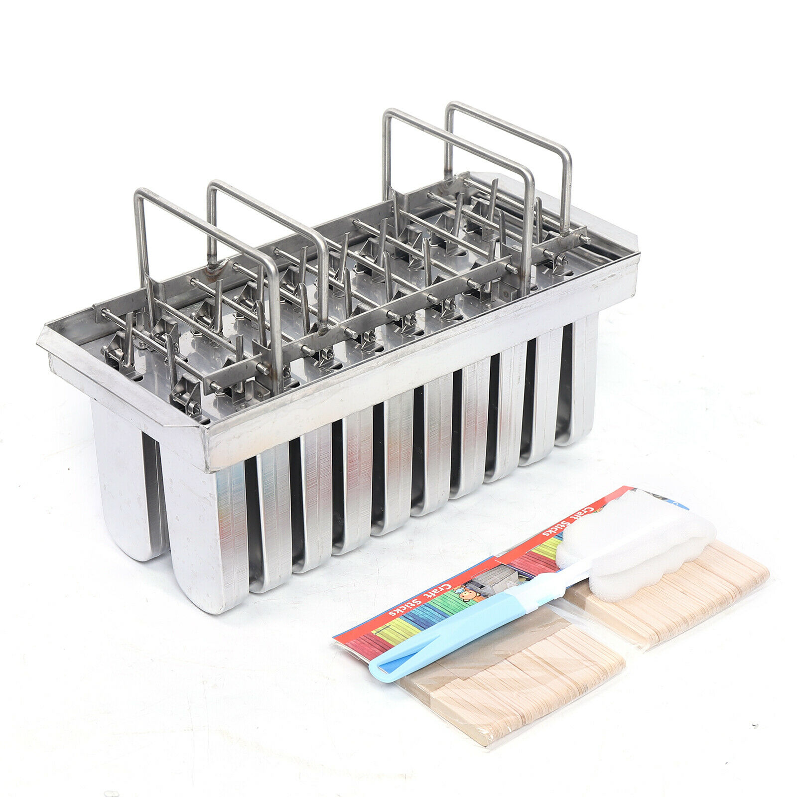 20pcs Stainless Steel Frozen Ice Cream Juice Pop Ice Maker Popsicle Pop Mold US - Fresh Stock Dated October 2025