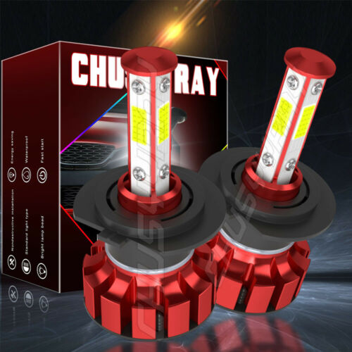 H7 H9 For Suzuki Hayabusa 2008-2009 2011-2018 LED Headlight 6000K White 4x Bulbs - Fresh Stock Dated October 2025