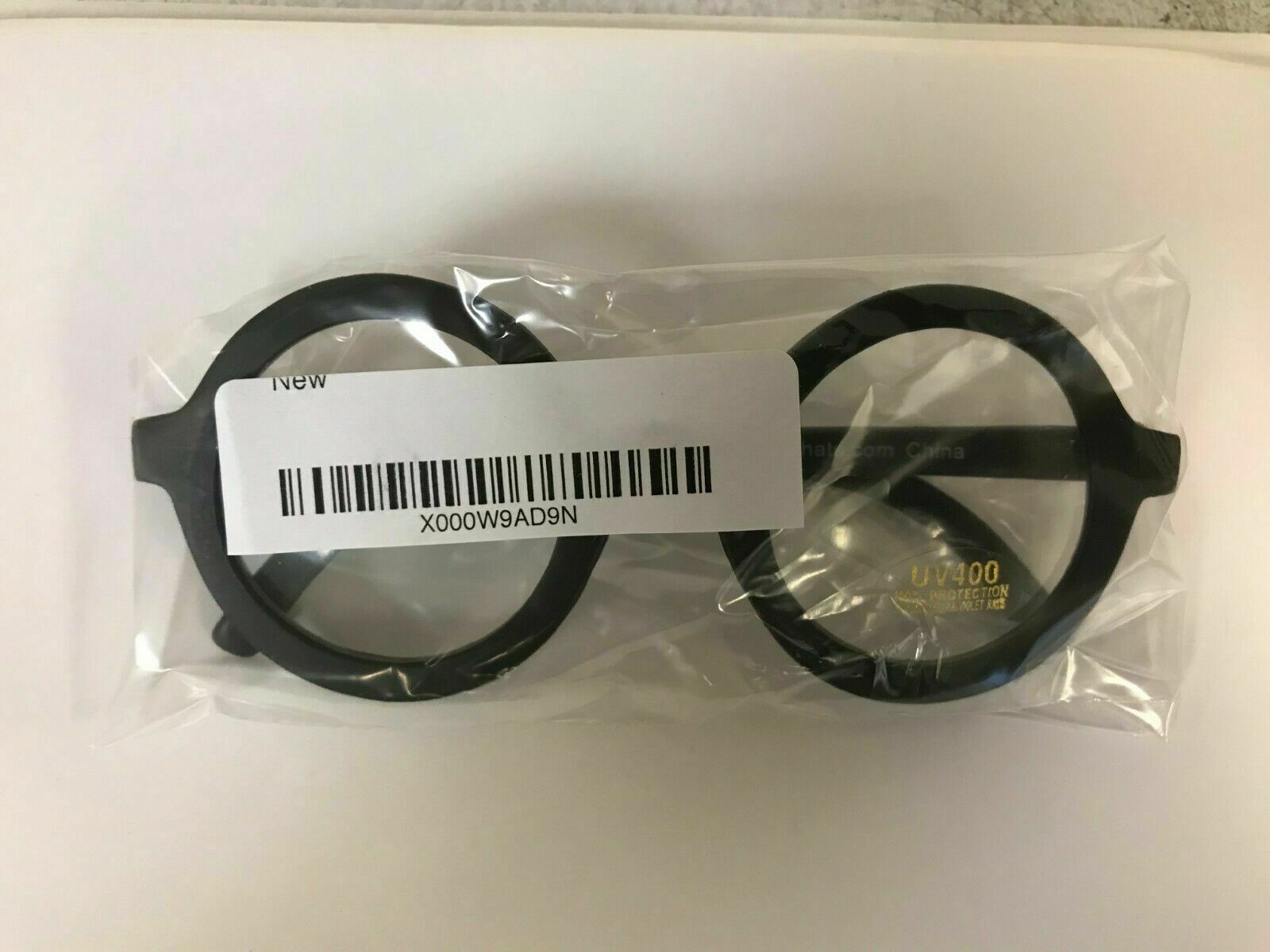 Harry Potter Plastic Glasses Costume Props Round Black Nerd 100%UV Protection - Fresh Stock Dated October 2025