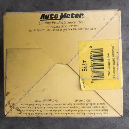 autometer air fuel ratio gauge 4775 - Fresh Stock Dated October 2025