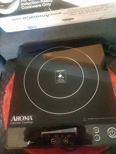 AROMA INDUCTION COOKTOP SAFEST WAY TO COOK 7 settings easy clean ceramic. - Fresh Stock Dated October 2025