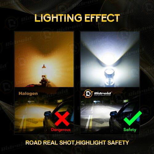 2x H4 9003 Super Bright LED Headlight Kit High Low Beam Bulb 18000LM 6500K White - Fresh Stock Dated October 2025