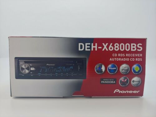 Pioneer DEH-X6800BS Auto Radio Bluetooth CD RDS Receiver Box Remote Manual Only - Fresh Stock Dated October 2025