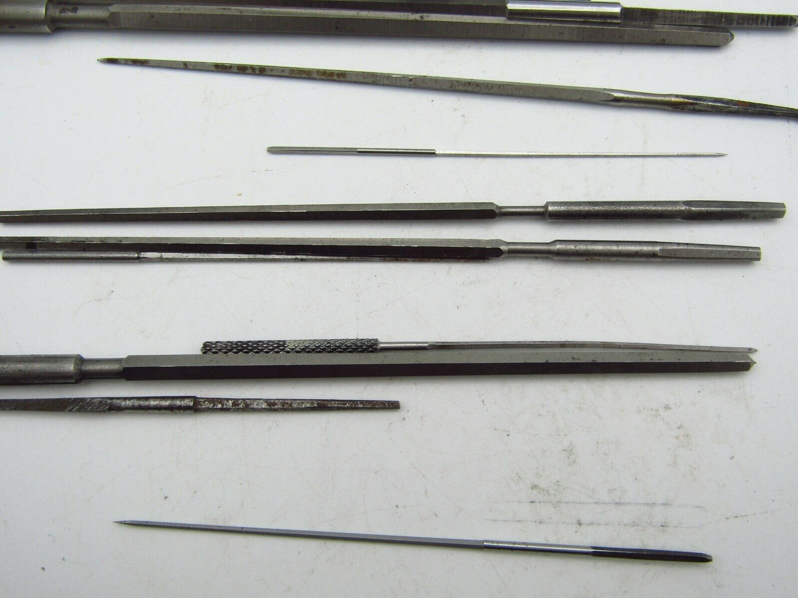20pc LOT OF WATCH CUTTING BROACHES GROBET & OTHERS IN CASE WATCHMAKER TOOLS w1 - Fresh Stock Dated October 2025